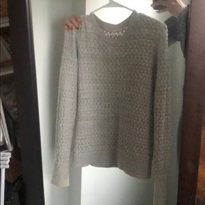 Grey VS popcorn sweater